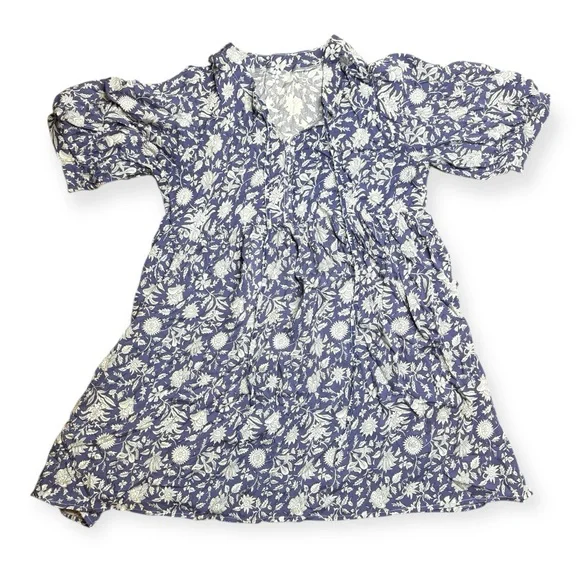 CUPSHE Floral Blue and White Dress - Picture 5 of 6